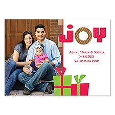 Gift of Joy Photo Holiday Card