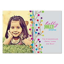 Jolly Bright Photo Holiday Card