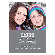 Be Happy Photo Holiday Card
