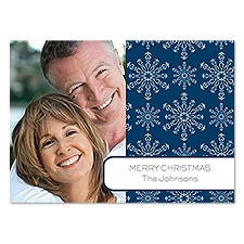 Snowy Night Photo Holiday Card