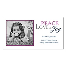 Holiday Peace Photo Holiday Card