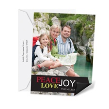 Wishes Banner Photo Holiday Magnet