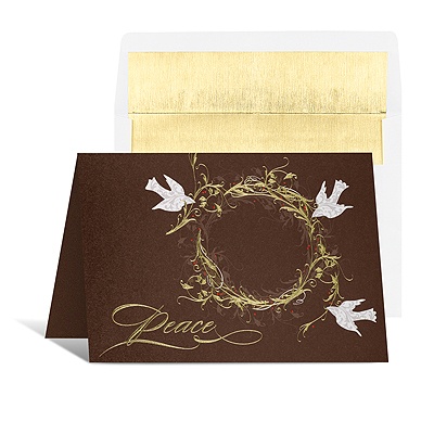 Doves of Peace Holiday Card
