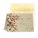Golden Greetings Holiday Card