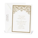 White Enduring Love Anniversary Invitation