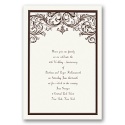 Ecru Enduring Love Anniversary Invitation