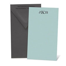 Color Your World Aqua Note Card