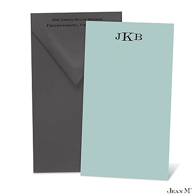 Color Your World Note Card - Aqua