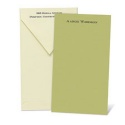 Color Your World Note Card - Olive