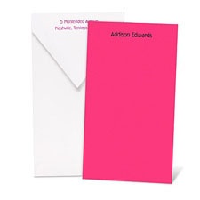 Color Your World Fuchsia Note Card