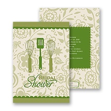 In the Kitchen Bridal Shower Invitation - Kiwi