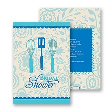In the Kitchen Bridal Shower Invitation - Poolside