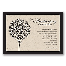 Celebration Tree Anniversary Invitation