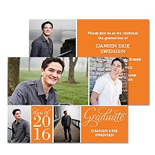 Photo Blocks Photo Graduation Announcement