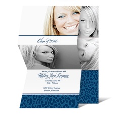 Living Wild Photo Graduation Announcement - Midnight