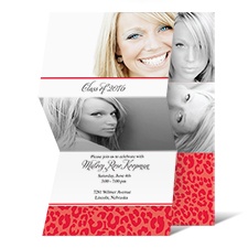 Living Wild Photo Graduation Announcement - Cherry