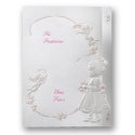 Cherub Girl Baptism Invitation