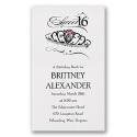 Princess Sweet 16 Invitation