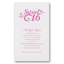 Special Sweet 16 Invitation