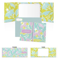 Nouveau Flowers Note Card
