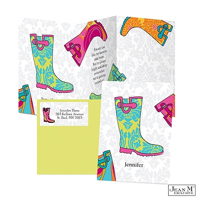 Puddle Jumping Note Card
