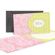 Retro Roses Note Card