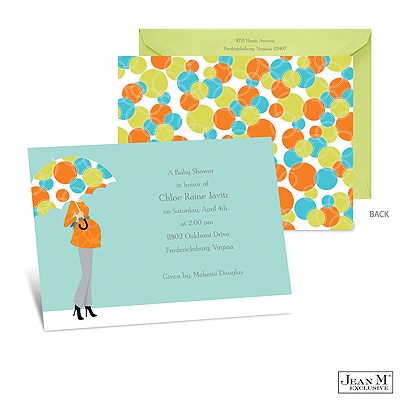 Diva Dots Baby Shower Invitation