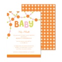 Dotted Baby Shower Invitation - Poppy