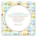 Zoo Time Baby Shower Invitation