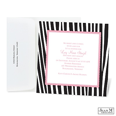 Little Wild Baby Shower Invitation