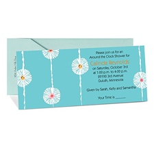 Vintage Posies Bridal Shower Invitation