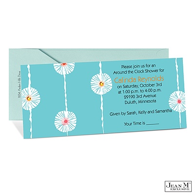 Vintage Posies Bridal Shower Invitation