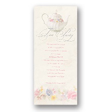 Tea Party Bridal Shower Invitation