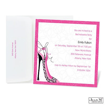 High Fashion Wedding Photography on Occasions    Bridal Shower    High Fashion Bridal Shower Invitation