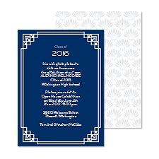 Architectural Border Graduation Announcement