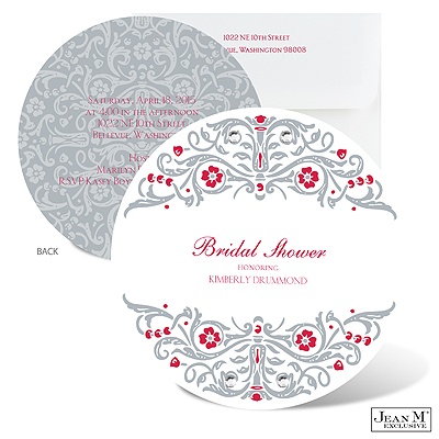 ... Bridal Shower · Floral Flourishes Bridal Shower Invitation - Velvet