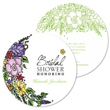 Bright Bouquet Bridal Shower Invitation