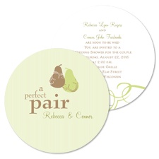Perfect Pair Bridal Shower Invitation