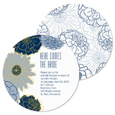 Here Comes the Bride Bridal Shower Invitation - Eclipse