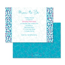 Little Leopard Baby Shower Invitation - Palm