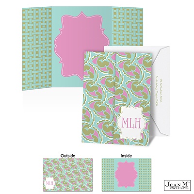 Modern Paisley Note Card