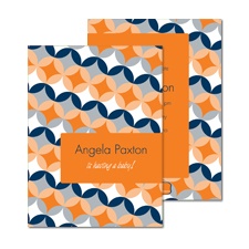 Sweet Geometry Baby Shower Invitation - Poppy