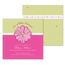 Lovely Petals Baby Shower Invitation