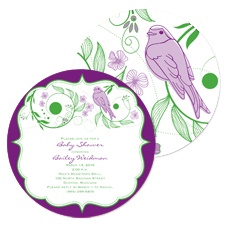 Birdsong Baby Shower Invitation - Grapevine