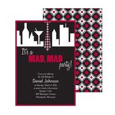 Mad Party Birthday Invitation