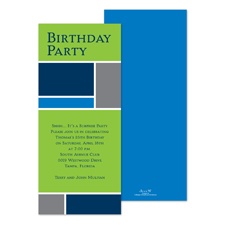 Color Code Birthday Invitation