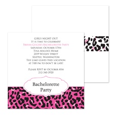 Jungle Girl Bachelorette Party Invitation