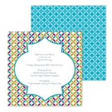 Colorworks Bachelorette Party Invitation