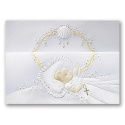 Baby Boy Baptism Invitation