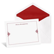 Simply Modern White Note Card